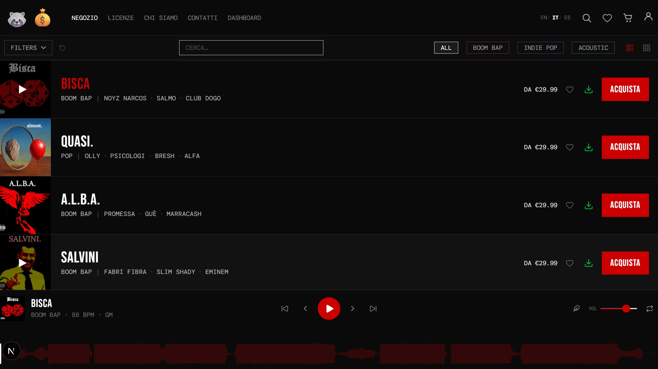 Beat Store project preview